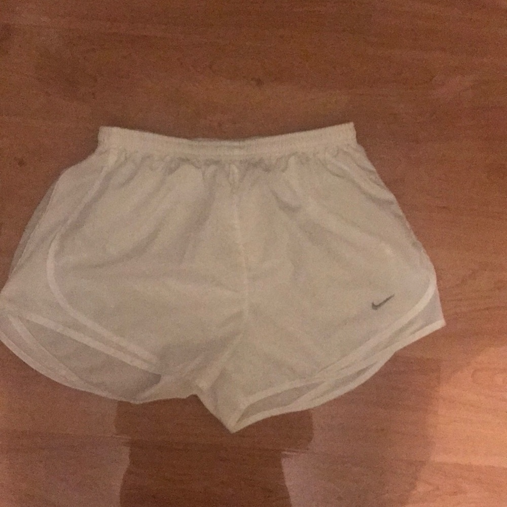 White Nike Tempo Shorts
